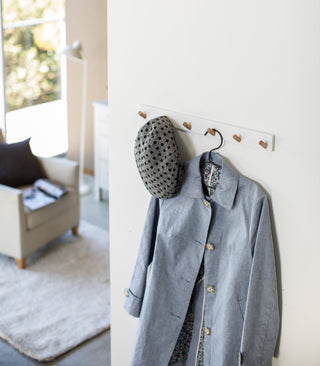Wall-Mounted Coat Rack - Steel + Wood - By Baano