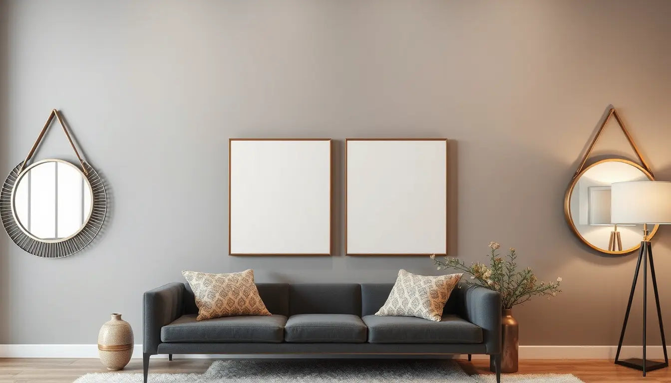 Elico Ltd. Stylish 4 Piece Mirror Set: Elevate Your Home Decor with This Chic Collection - By Baano