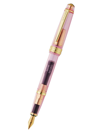 Bailey Light™ Translucent Pink Sapphire Resin Extra-Fine Nib Fountain Pen - By Baano
