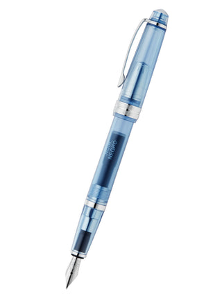 Bailey Light™ Translucent Navy-Blue Resin Extra-Fine Nib Fountain Pen - By Baano