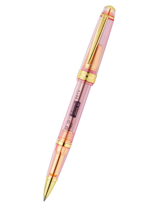 Bailey Light™ Translucent Pink Sapphire Resin Rollerball Pen - By Baano