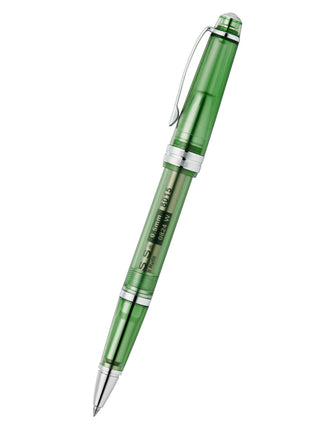 Bailey Light™ Translucent Green Resin Rollerball Pen - By Baano