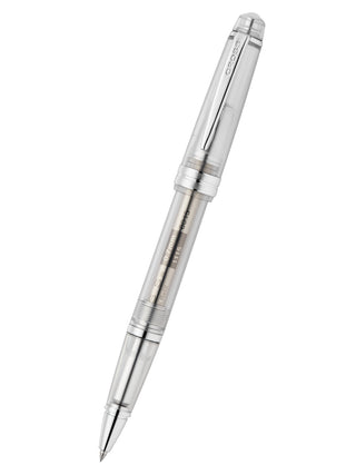 Bailey Light™ Translucent Clear Resin Rollerball Pen - By Baano