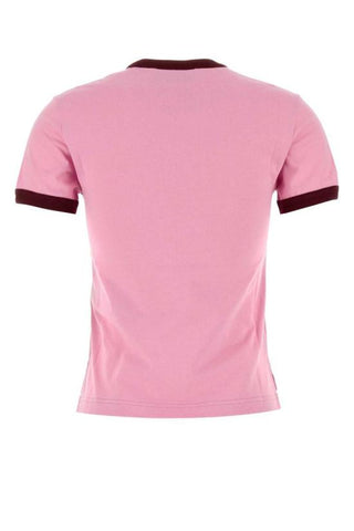 Embroidered cotton jersey T-shirt - By Baano