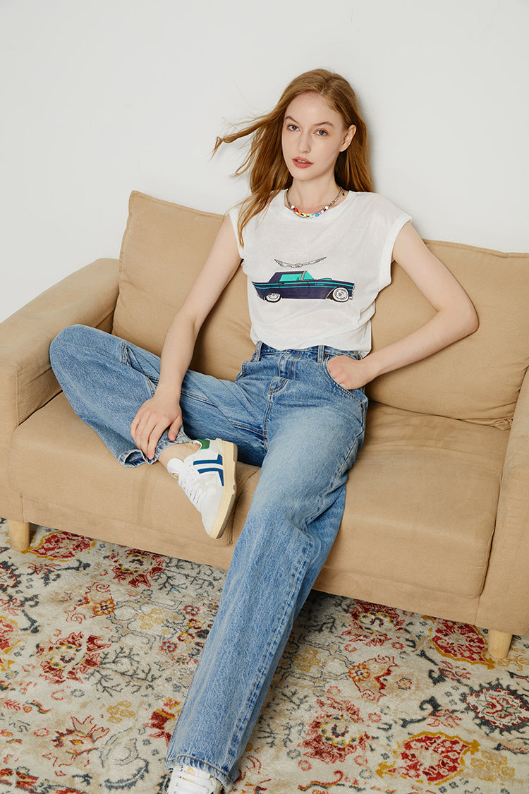 80'S Utility Loose Jeans HJ128 Hey Joanie