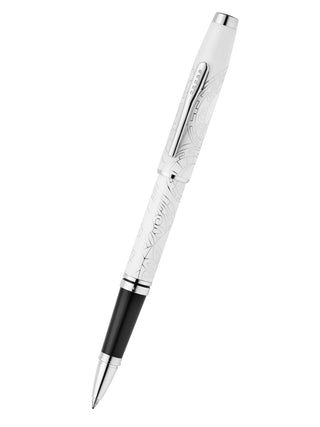 Coventry Zodiac Year of the Snake Pearl White Lacquer Rollerball Pen - By Baano