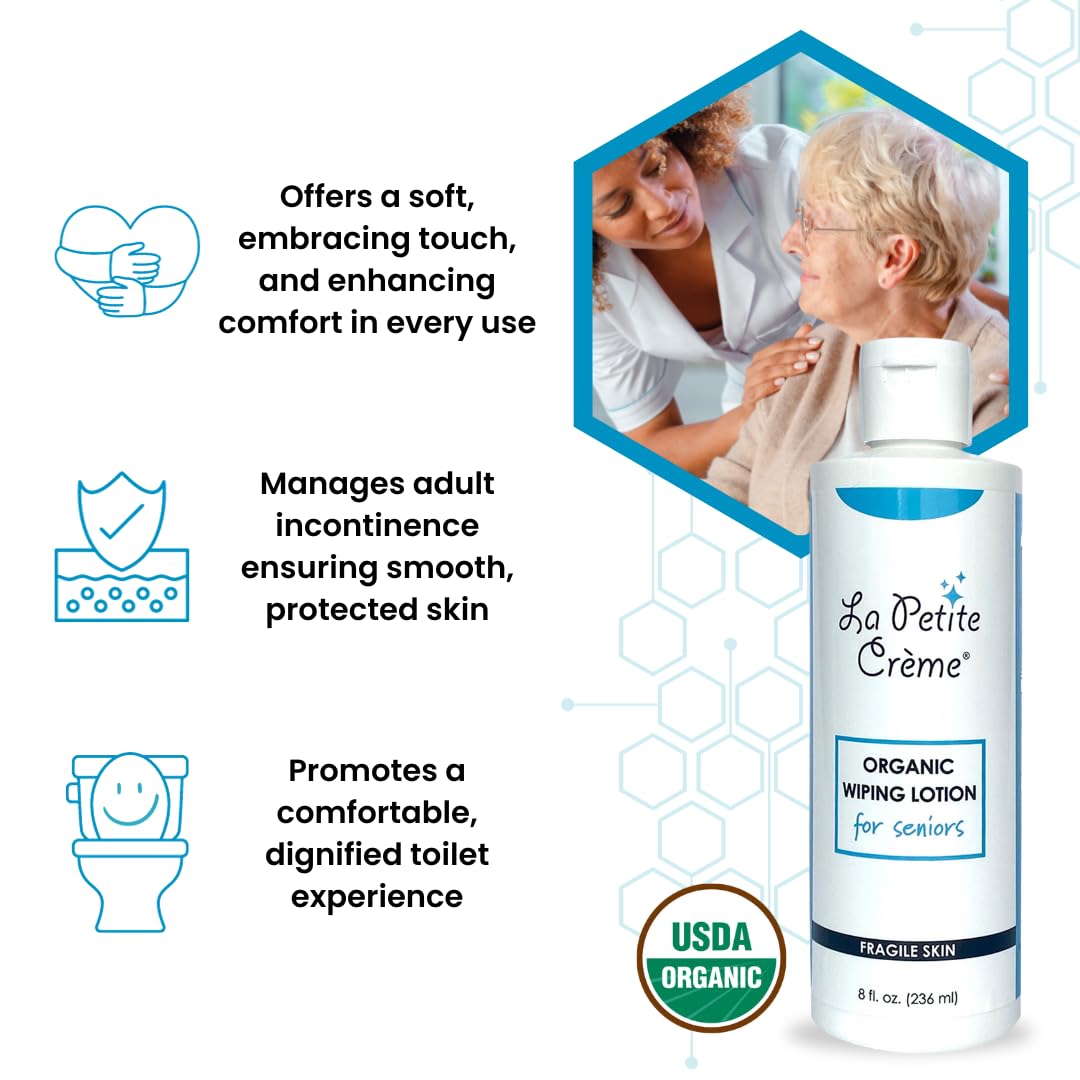 Organic Wiping Lotion for Seniors - By Baano