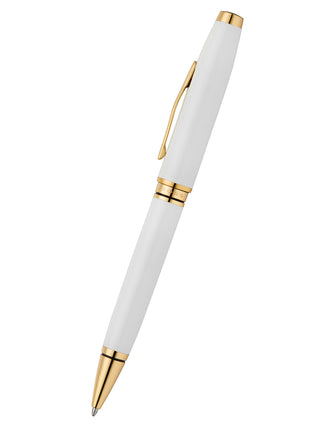 Coventry Pearl White Lacquer Ballpoint Pen - By Baano