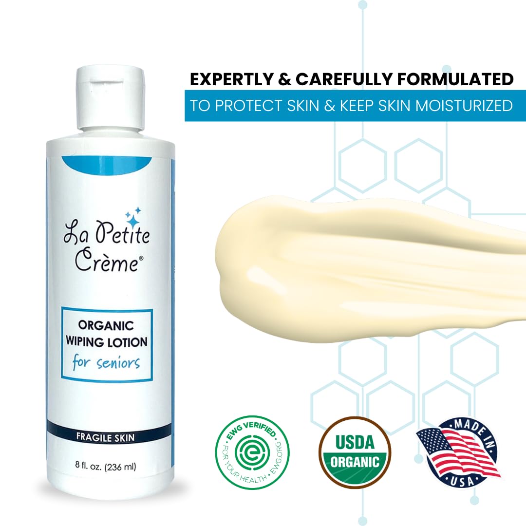 Organic Wiping Lotion for Seniors - By Baano