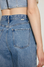 CHILL Pleat Straight Ankle Jeans HJ133 [FINAL SALE] Hey Joanie