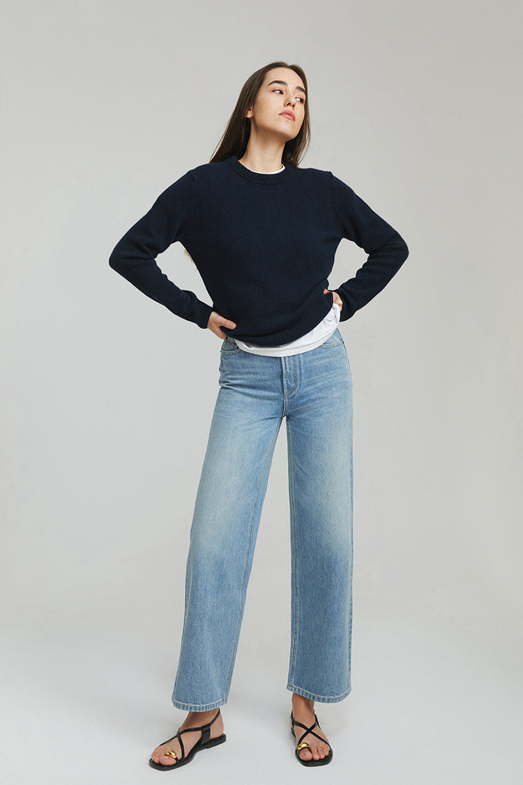 The Cityer Crop Wide Jeans HJ009 Hey Joanie