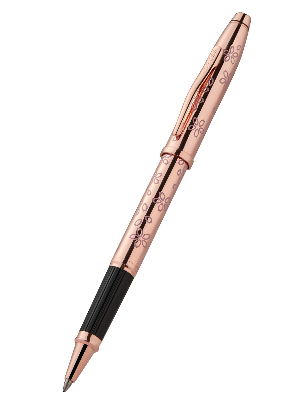 Century® II Cherry Blossom Rose Gold Plated Rollerball Pen - By Baano