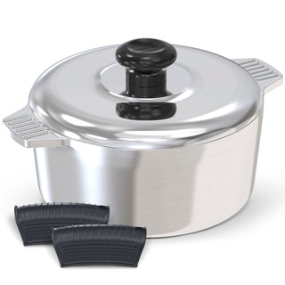3 Quarts Round Dutch Oven with Lid - By Baano