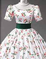 Woman long floral ball gown,printed satin evening dress