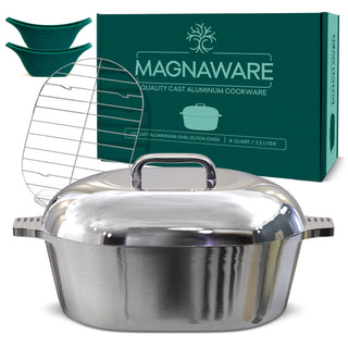 Oval Dutch Oven with Lid - 8 Quart (13 Inch) - By Baano