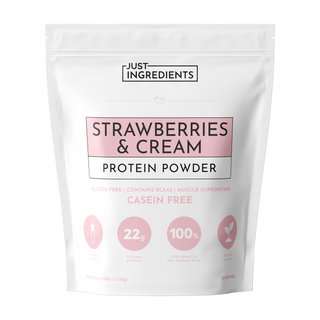 Strawberries & Cream Protein Powder - By Baano