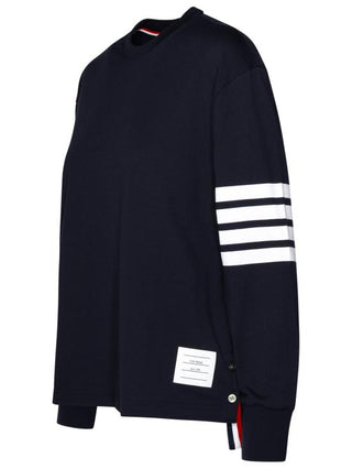DIAGONAL ARMBAND COTTON LONG SLEEVE T-SHIRT