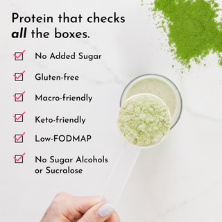 Matcha Mint Protein Powder - By Baano