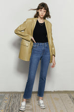 Activity Grrrl High Rise Kick Crop Jeans HJ017 Hey Joanie