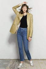 Activity Grrrl High Rise Kick Crop Jeans HJ017 Hey Joanie