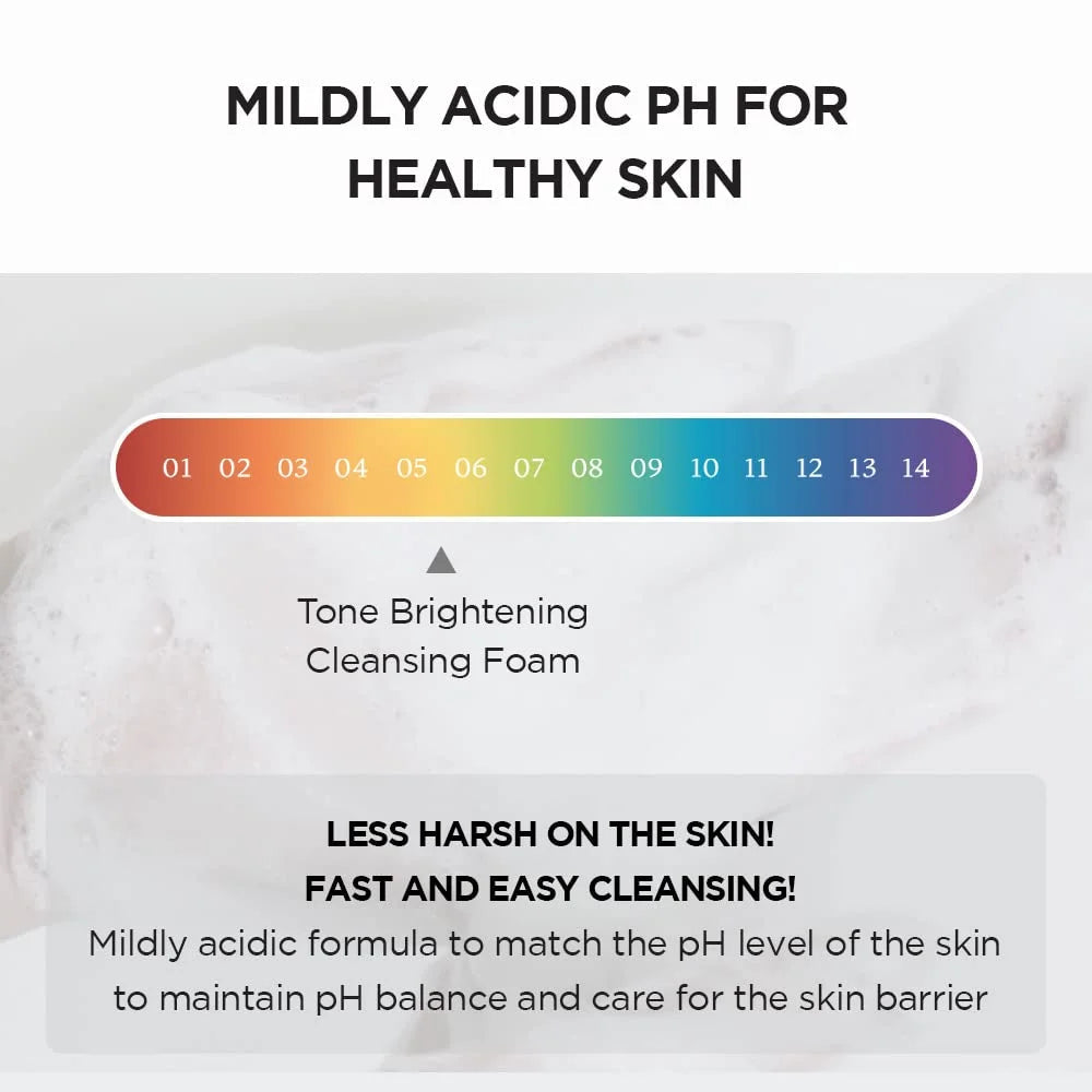 Madagascar Centella Tone Brightening Cleansing Gel Foam, 125Ml