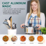 3 Quarts Round Dutch Oven with Lid - By Baano