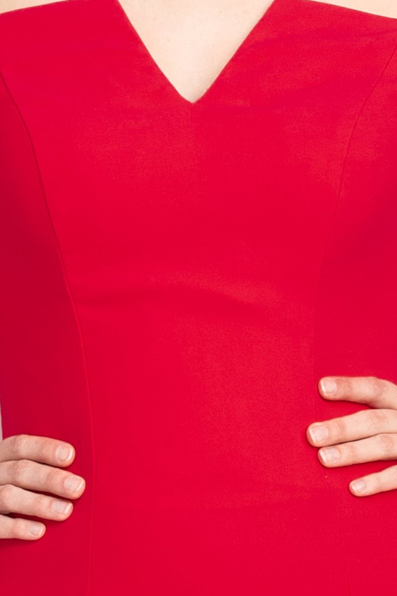 Jovani Off - The - Shoulder Crepe Bodycon Gown - Glamourous Grace