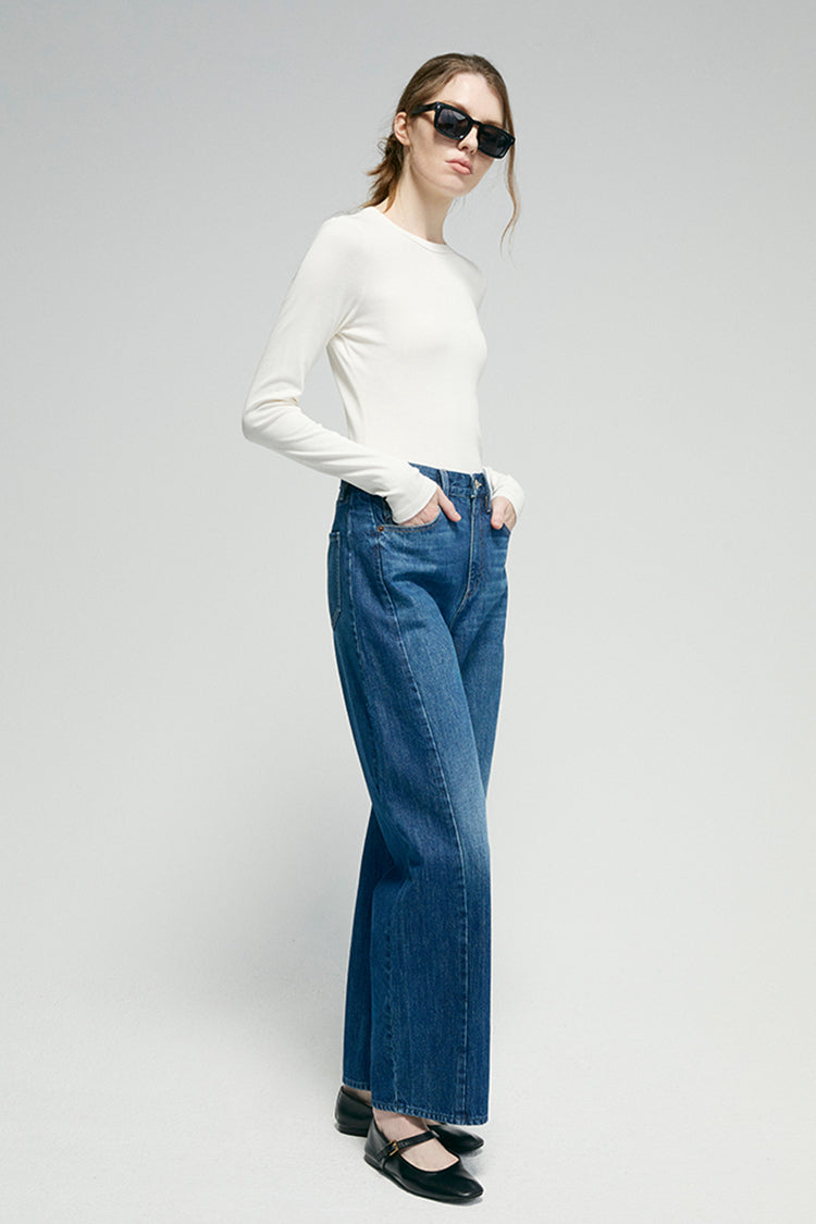 Crush Curve Ankle Jeans HJ052 Hey Joanie