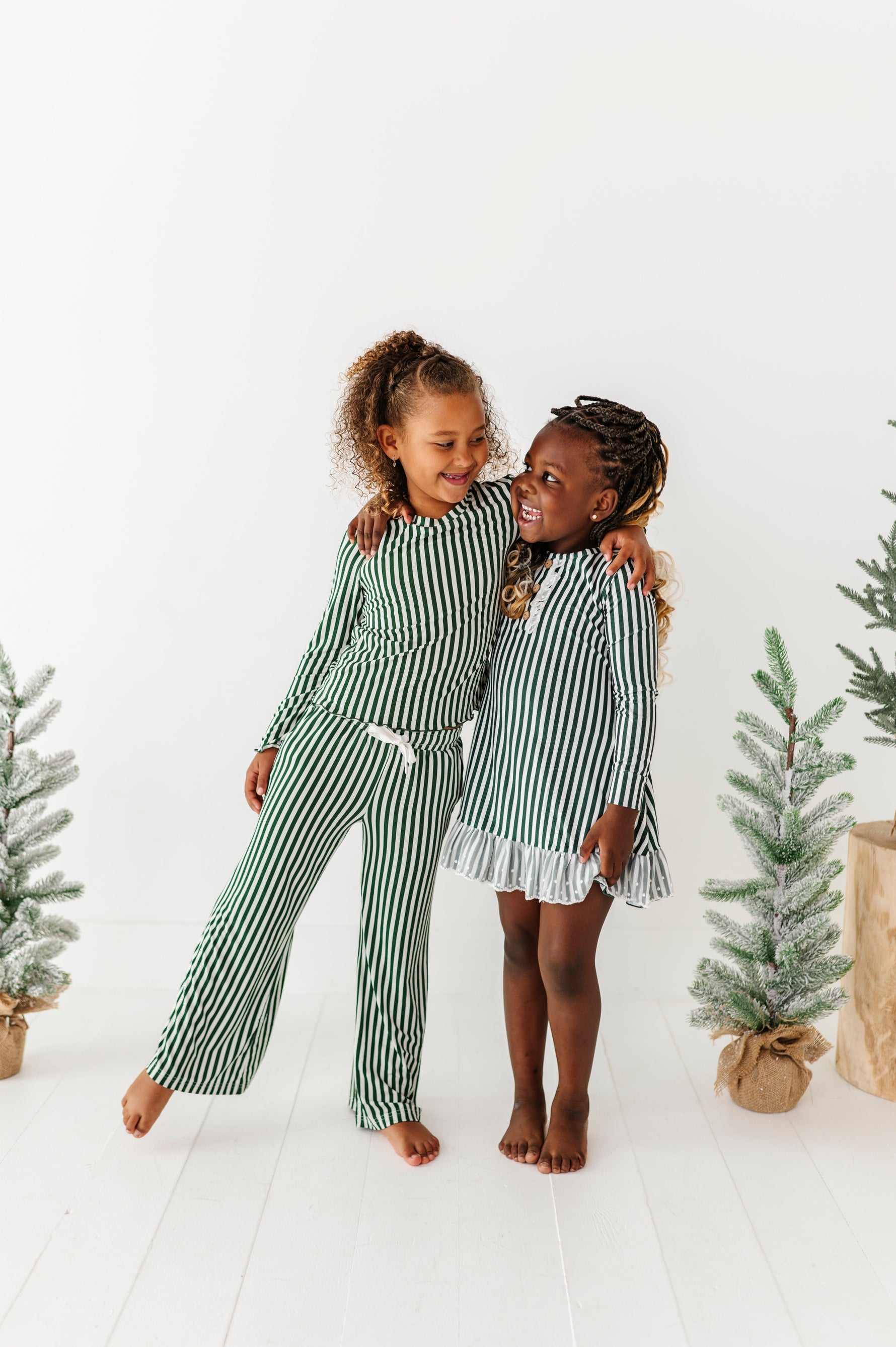 Green Stripes | NIGHTGOWN - By Baano