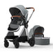Urban gray fabric silver chassis