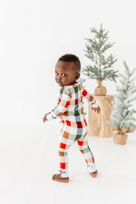 Holiday Plaid | ZIP ROMPER - By Baano