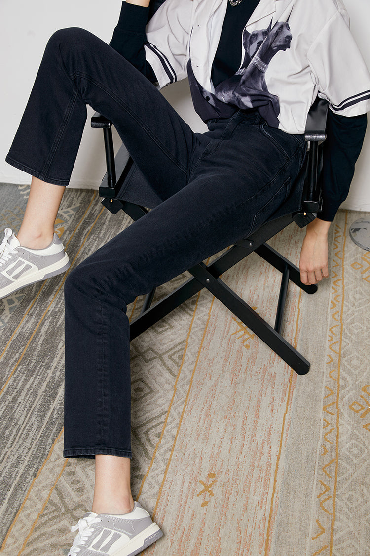 Activity Grrrl High Rise Kick Crop Jeans HJ017 Hey Joanie