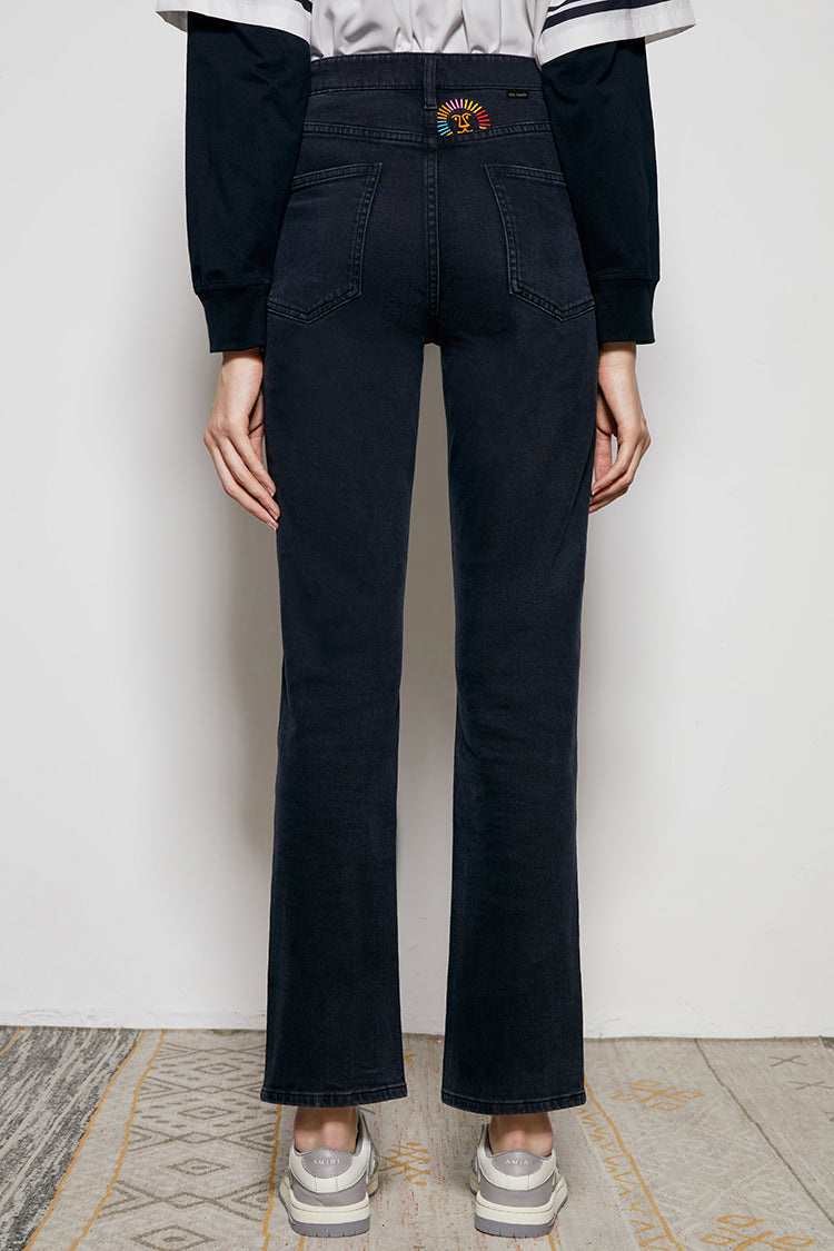 Activity Grrrl High Rise Kick Crop Jeans HJ017 Hey Joanie