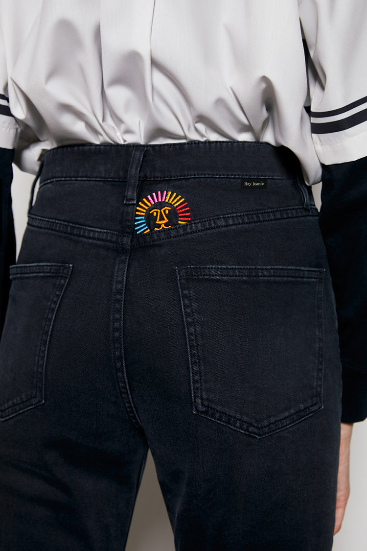 Activity Grrrl High Rise Kick Crop Jeans HJ017 Hey Joanie