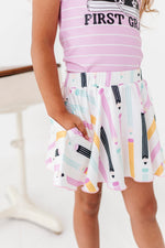 Pretty Pencils Spin Skort - By Baano