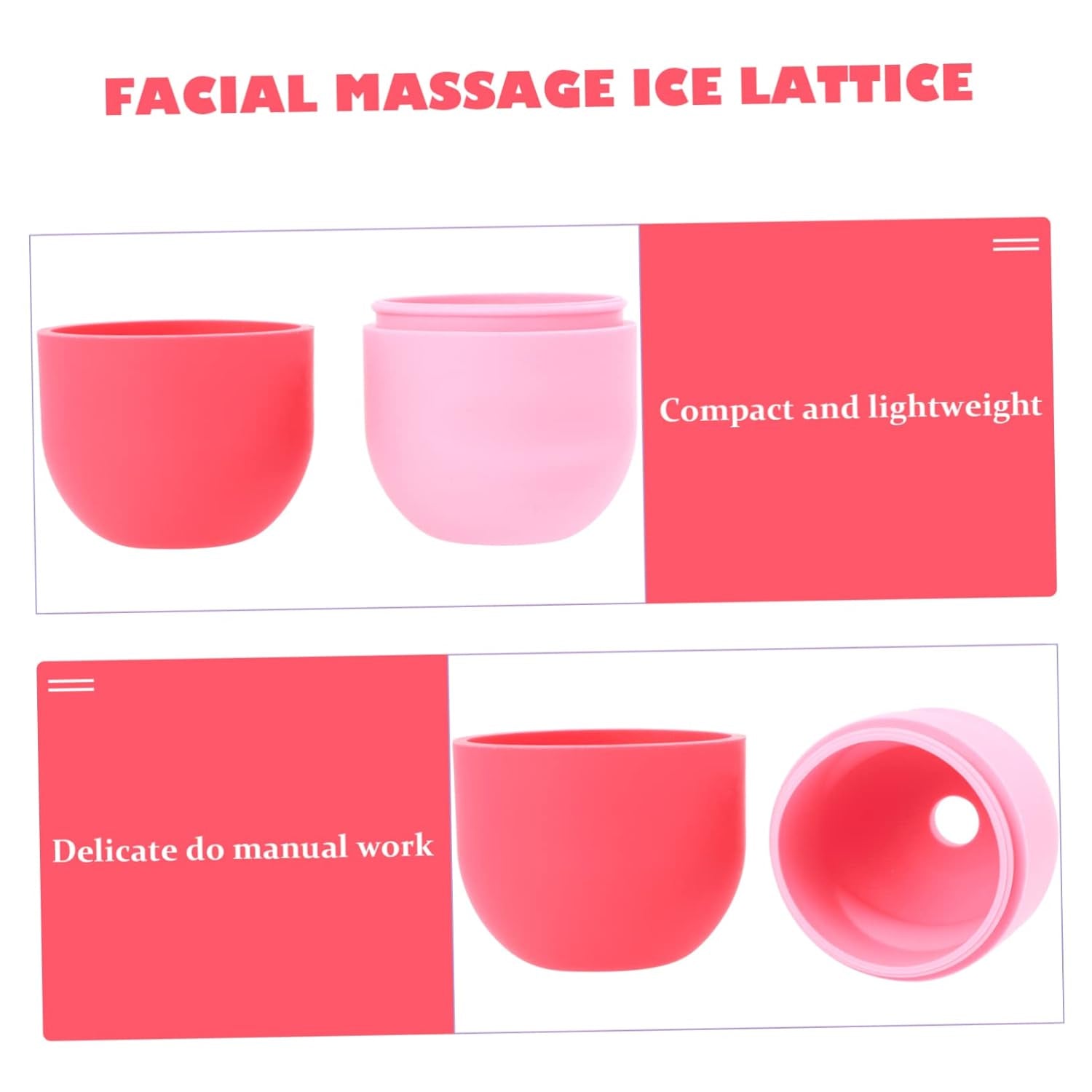 Silicone Ice Face Roller for Skincare Manual Massage Tool to Reduce Puffiness and Dark Circles Versatile Eye Roller for Men and Women for Sunburn Relief and Skin Care Routine