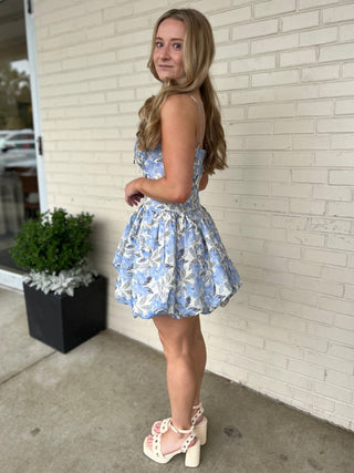 [ASTR The Label] Larissa Floral Sleeveless Mini Dress