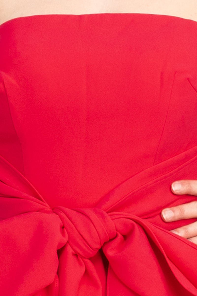 Jovani Off The Shoulder Scuba Crepe Prom Jumpsuit - Glamourous Grace