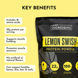 Lemon Swish Protein Powder - By Baano