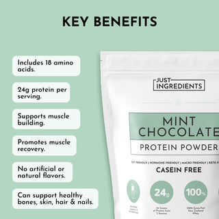 Mint Chocolate Protein Powder - By Baano