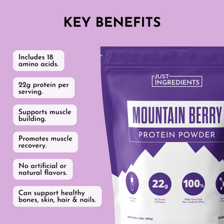 Mountain Berry Protein Powder - By Baano
