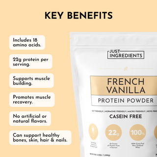 French Vanilla Protein Powder - By Baano