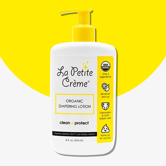 Organic French Diapering Liniment Lotion - Pump Bottle - 8 oz - By Baano