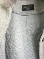 Genuine Scandinavian Mink Fur Virgin Wool Coat - By Baano