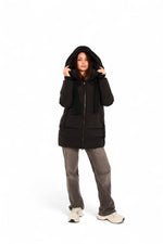 Double-hooded Insulated Bio-Down Coat