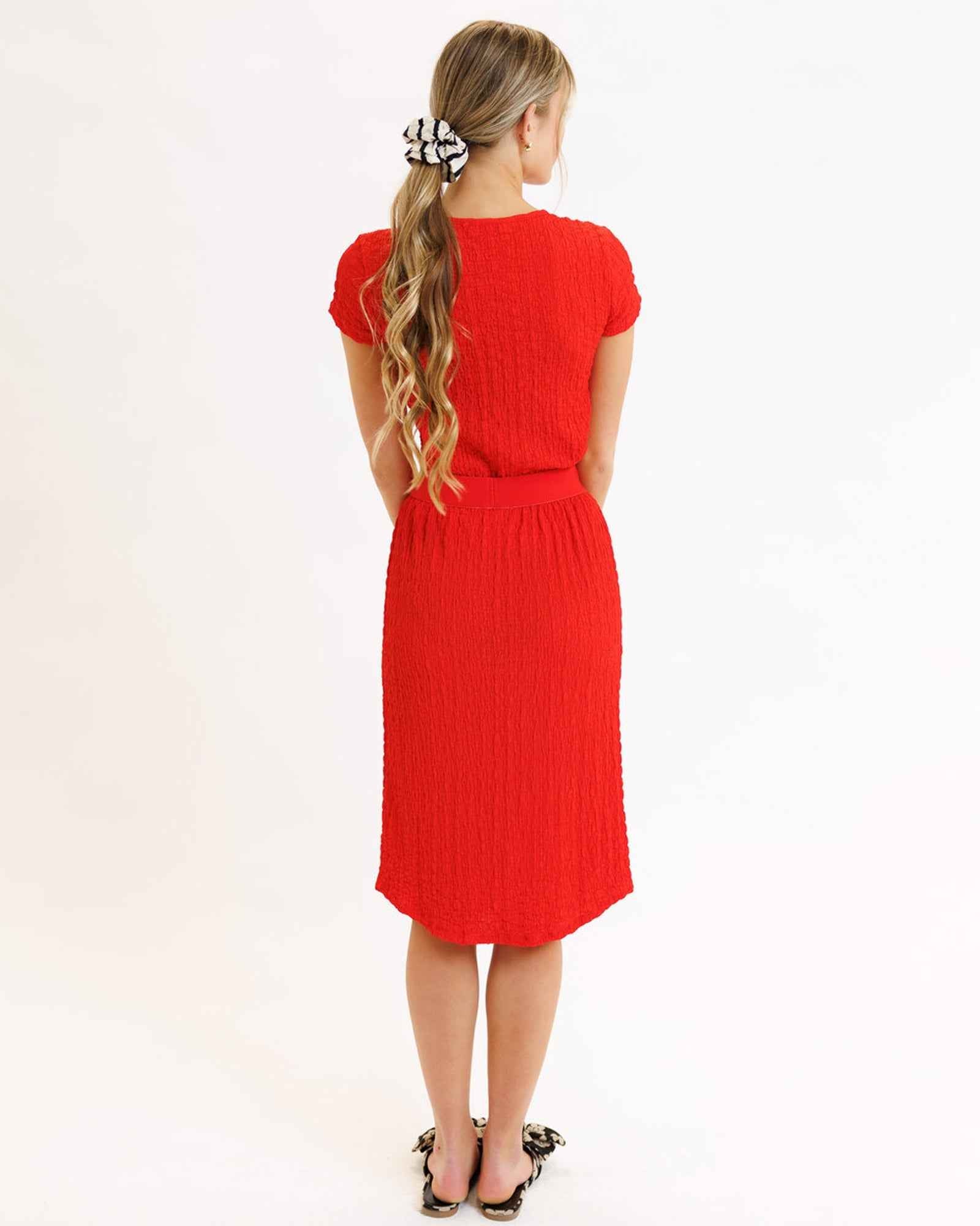 Popcorn Smocked Skirt