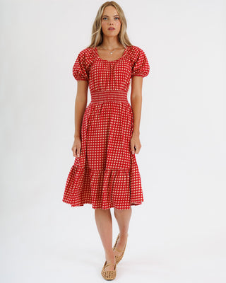 Sweetheart Smocked Dress - By Baano