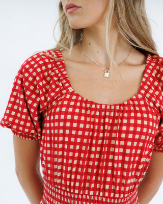 Sweetheart Smocked Dress - By Baano