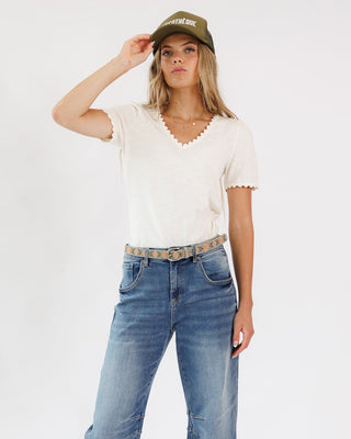 Scallop Tee - By Baano
