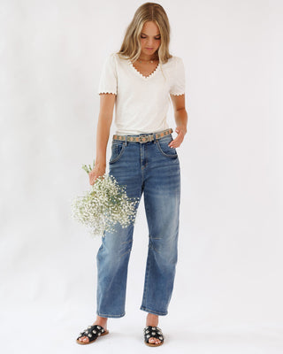 Scallop Tee - By Baano